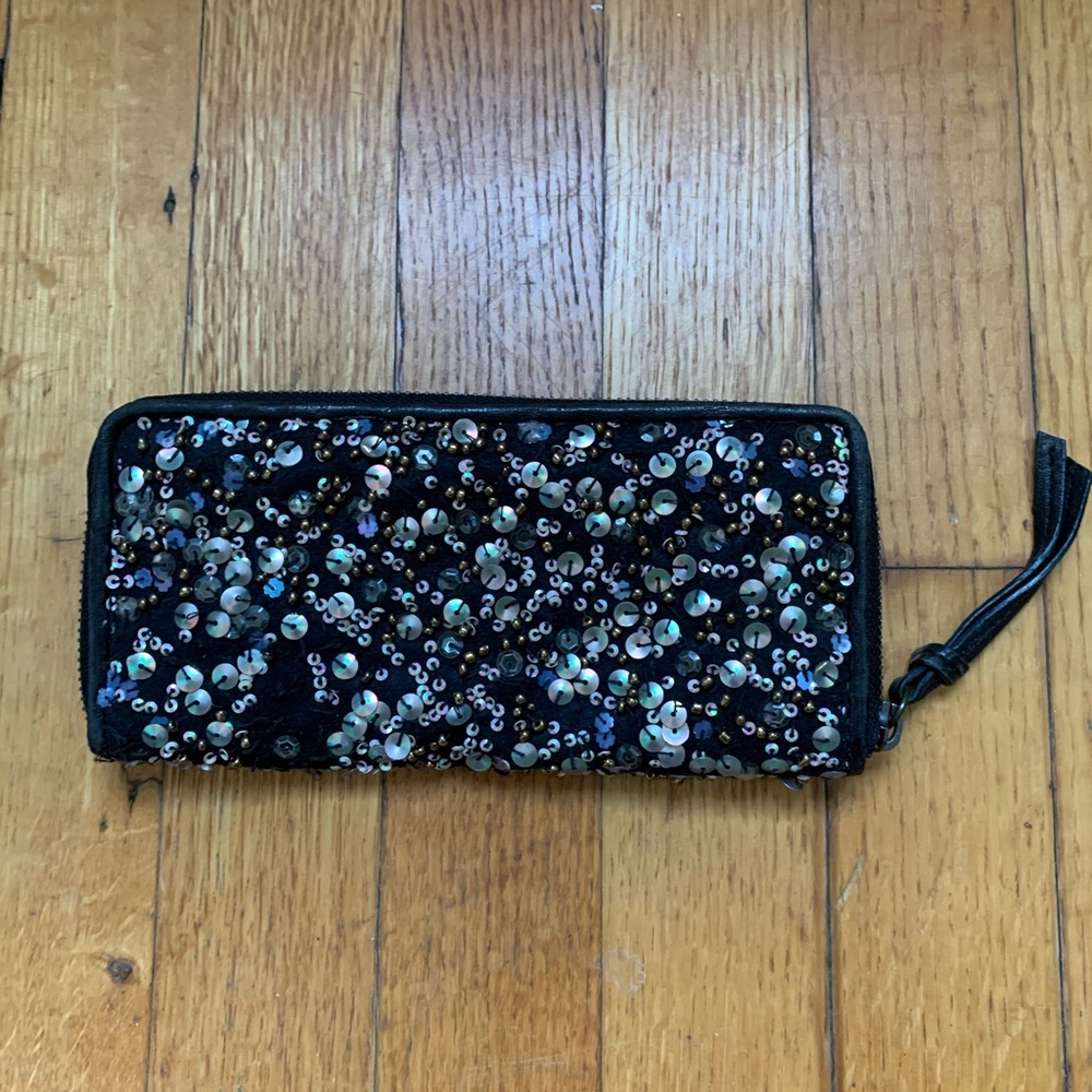 All Saints Beaded Wallet